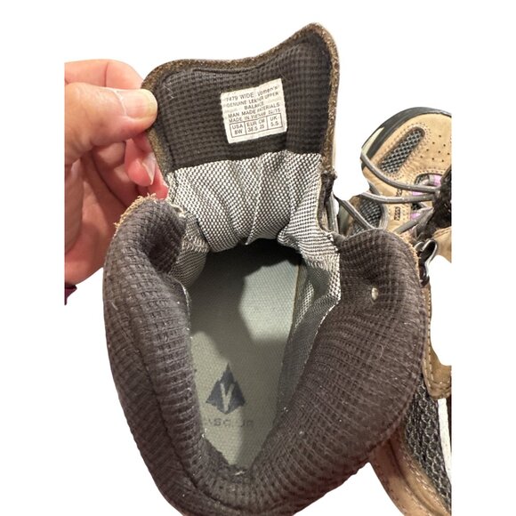 Vasque 7478 Gore-Tex Womens Brown/Gray Ankle Hiking Boots Size 8W SKU 8658 - Picture 10 of 16